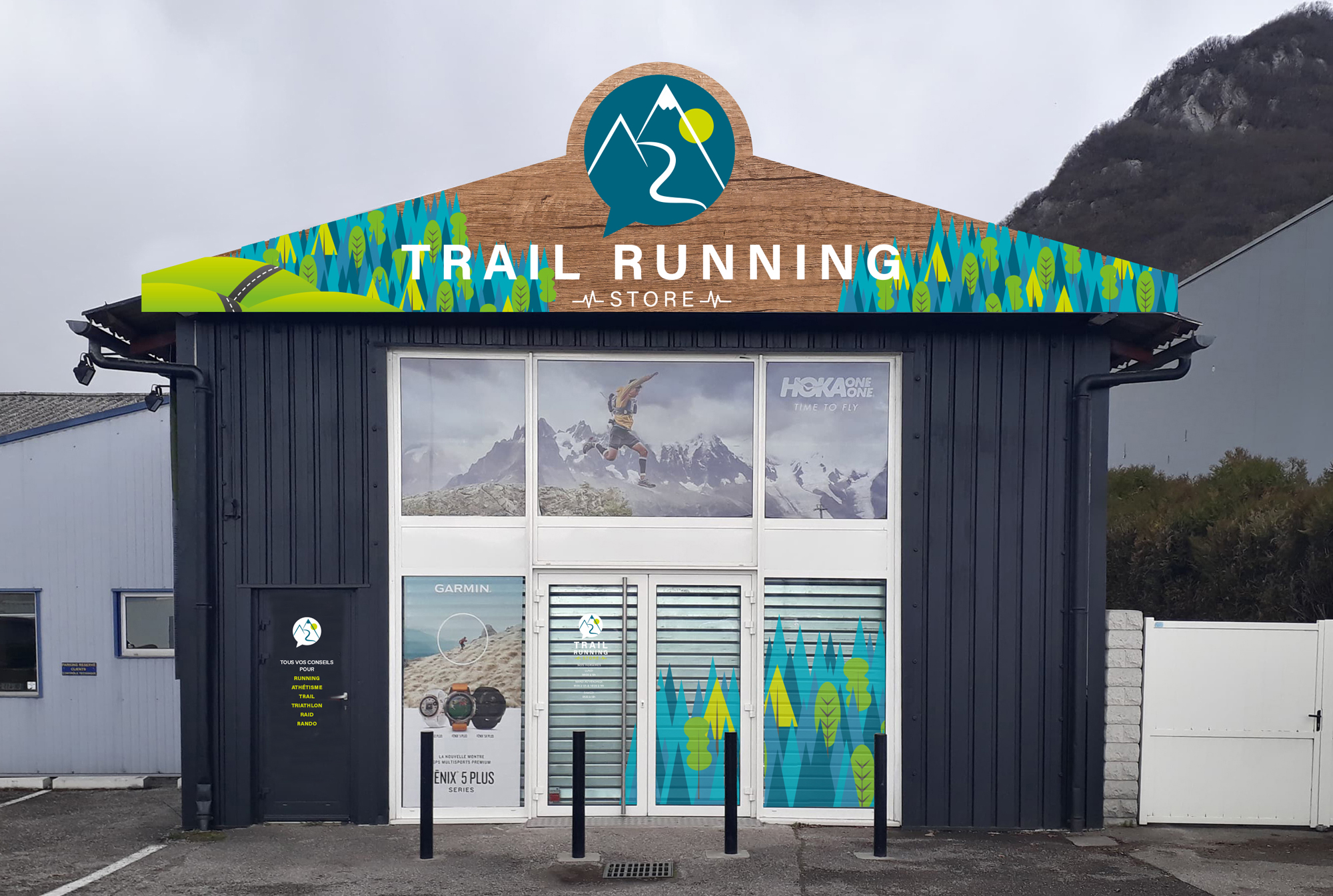 Façade magasin Trail Running store