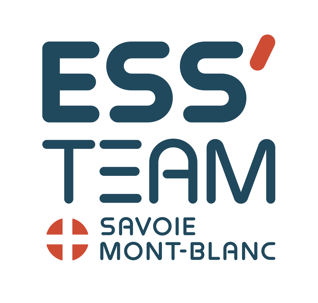 Logo 2022 d'ESS'team Savoie Mont-Blanc